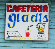 cafeteria sign